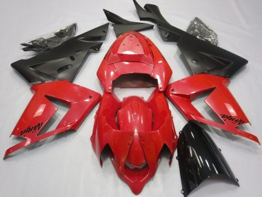 04-05 Perlrot & Schwarz ZX10R Motorrad Verkleidung
