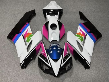 04-05 Pink & Blaue Flagge CBR1000RR Motorrad Verkleidung