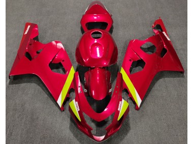 04-05 Rot Glänzend GSXR 600-750 Motorrad Verkleidung