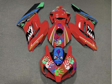 04-05 Rot Hai CBR1000RR Motorrad Verkleidung
