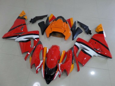 04-05 Rot-Weiß-Rosa ZX10R Motorrad Verkleidung