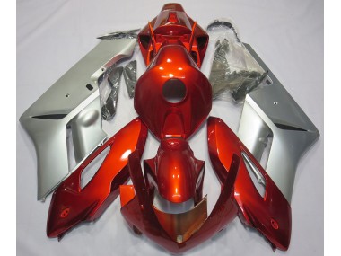 04-05 Rot-Silber CBR1000RR Motorrad Verkleidung