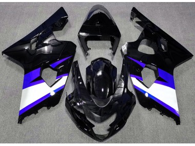 04-05 Schwarz Glänzend & Blau GSXR 600-750 Motorrad Verkleidung
