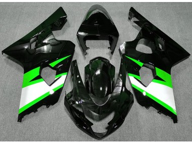 04-05 Schwarz Glänzend & Grün GSXR 600-750 Motorrad Verkleidung