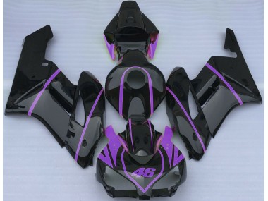 04-05 Schwarz Glänzend & Lila CBR1000RR Motorrad Verkleidung