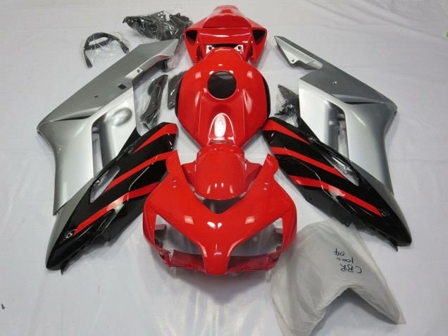 04-05 Silber Rot & Schwarz CBR1000RR Motorrad Verkleidung 04-05 Silber Rot & Schwarz CBR1000RR Motorrad Verkleidung