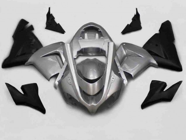 04-05 Silber Schwarz ZX10R Motorrad Verkleidung 04-05 Silber Schwarz ZX10R Motorrad Verkleidung
