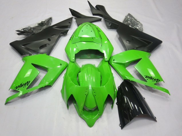 04-05 Total Grün ZX10R Motorrad Verkleidung