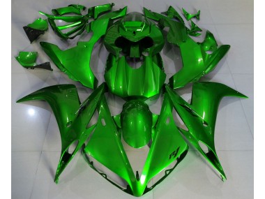 04-06 Dunkelgrün R1 Motorrad Verkleidung