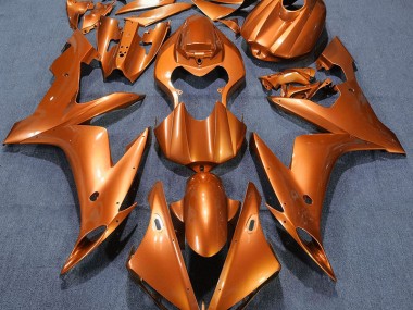 04-06 Einfarbig Orange R1 Motorrad Verkleidung