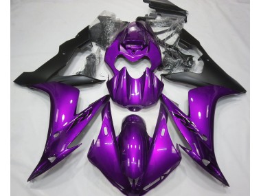04-06 Glanz Lila & Schwarz R1 Motorrad Verkleidung