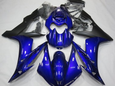 04-06 Glänzend Blau & Schwarz R1 Motorrad Verkleidung