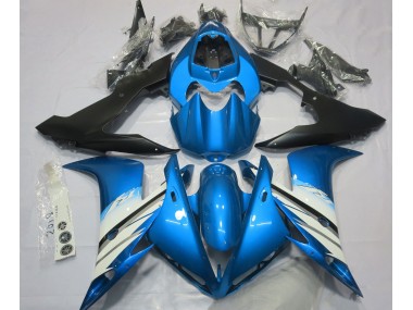 04-06 Hellblau & Weiß R1 Motorrad Verkleidung
