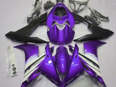 04-06 Hellviolett & Weiß R1 Motorrad Verkleidung