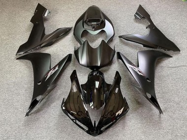 04-06 Matt Schwarzer Stil R1 Motorrad Verkleidung