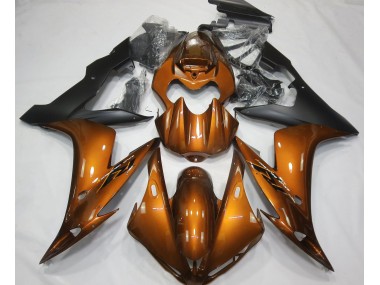 04-06 Orange Glänzend & Schwarz R1 Motorrad Verkleidung