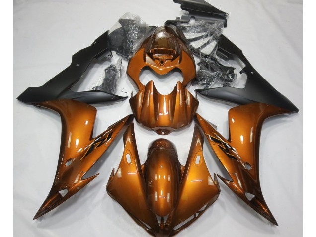 04-06 Orange Glänzend & Schwarz R1 Motorrad Verkleidung 04-06 Orange Glänzend & Schwarz R1 Motorrad Verkleidung