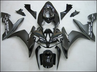 04-06 Schwarz & Weiß R1 Motorrad Verkleidung