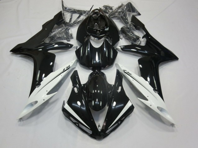 04-06 Weiß & Schwarz R1 Motorrad Verkleidung