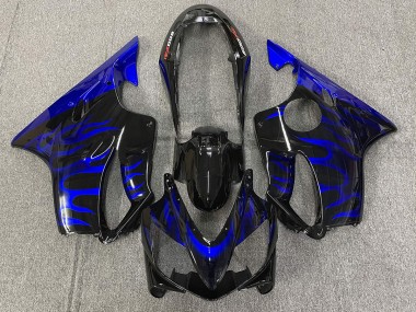 04-07 Blaue Flamme CBR600 F4i Motorrad Verkleidung