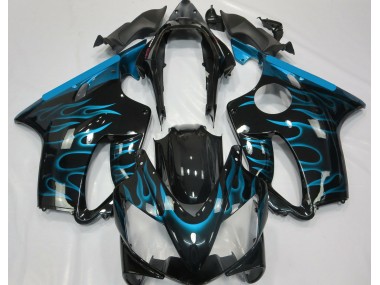 04-07 Hellblau Flamme CBR600 F4i Motorrad Verkleidung