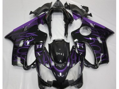 04-07 Lila Flamme CBR600 F4i Motorrad Verkleidung