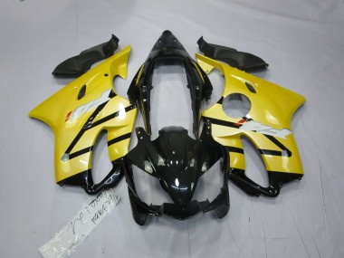 04-07 Perlgelb Glänzendes Schwarz CBR600 F4i Motorrad Verkleidung