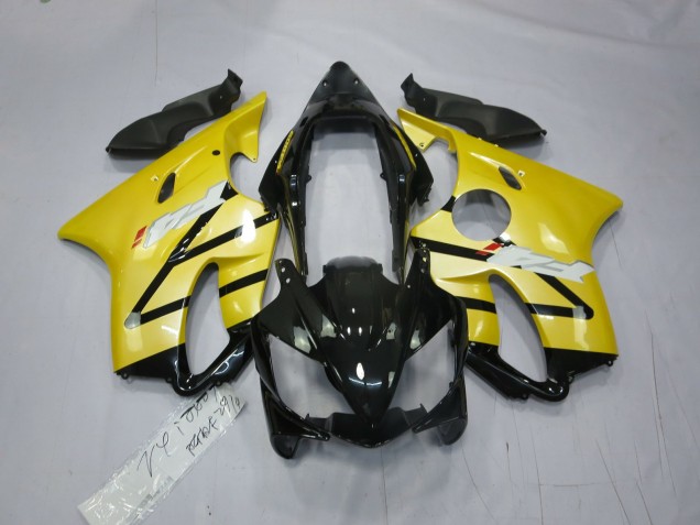 04-07 Perlgelb Glänzendes Schwarz CBR600 F4i Motorrad Verkleidung