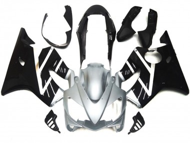 04-07 Silber Grau & Schwarz Glänzend CBR600 F4i Motorrad Verkleidung