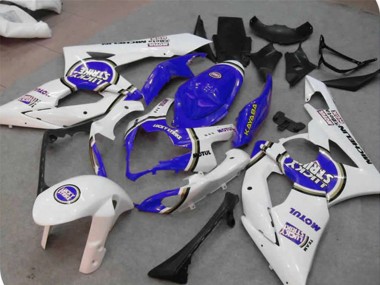 05-06 Blau Lucky Strike GSXR 1000 Motorrad Verkleidung