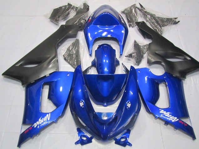 05-06 Blau & Schwarz ZX6R Motorrad Verkleidung 05-06 Blau & Schwarz ZX6R Motorrad Verkleidung