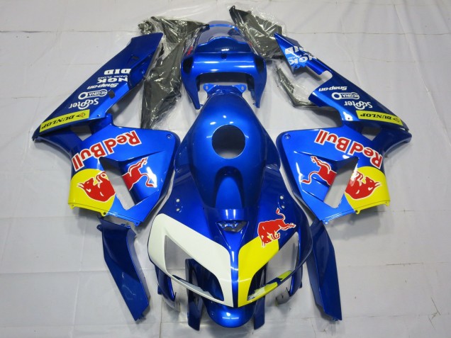 05-06 Blaurot Bull Stil CBR600RR Motorrad Verkleidung 05-06 Blaurot Bull Stil CBR600RR Motorrad Verkleidung