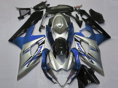 05-06 Blausilber & Schwarz GSXR 1000 Motorrad Verkleidung