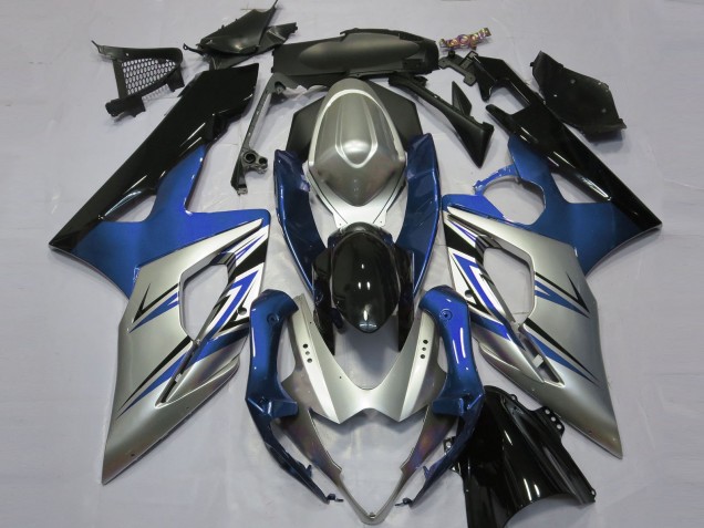 05-06 Blausilber & Schwarz GSXR 1000 Motorrad Verkleidung 05-06 Blausilber & Schwarz GSXR 1000 Motorrad Verkleidung