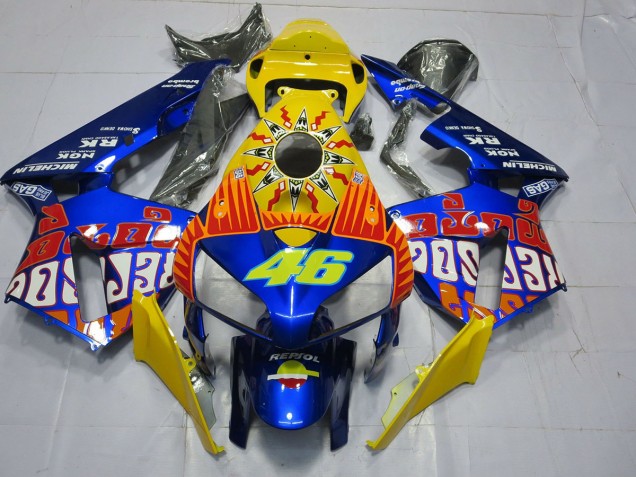 05-06 Custom Blau Rossi CBR600RR Motorrad Verkleidung
