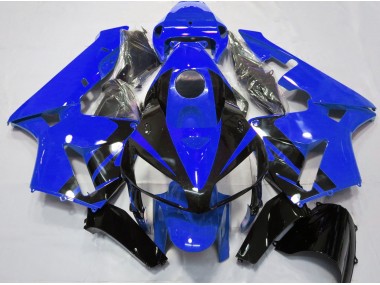 05-06 Design In Glänzendem Blau & Schwarz CBR600RR Motorrad Verkleidung