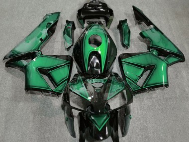 05-06 Dunkelhellgrün CBR600RR Motorrad Verkleidung