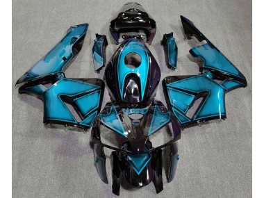 05-06 Dunkelhellblau CBR600RR Motorrad Verkleidung