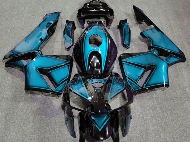 05-06 Dunkelhellblau CBR600RR Motorrad Verkleidung