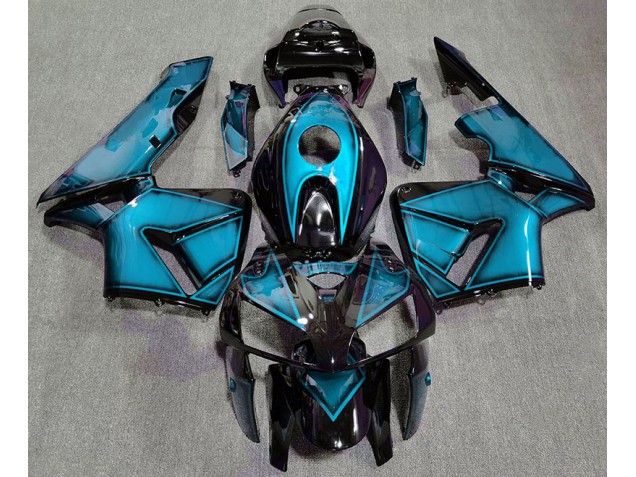 05-06 Dunkelhellblau CBR600RR Motorrad Verkleidung 05-06 Dunkelhellblau CBR600RR Motorrad Verkleidung