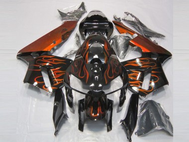 05-06 Gebranntes Orange Flame CBR600RR Motorrad Verkleidung