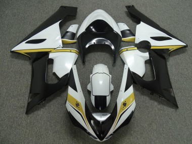 05-06 Gelb-Weiß-Schwarz ZX6R Motorrad Verkleidung
