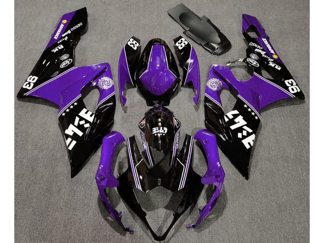 05-06 Glanz Lila & Schwarz Benutzerdefiniert GSXR 1000 Motorrad Verkleidung 05-06 Glanz Lila & Schwarz Benutzerdefiniert GSXR 1000 Motorrad Verkleidung