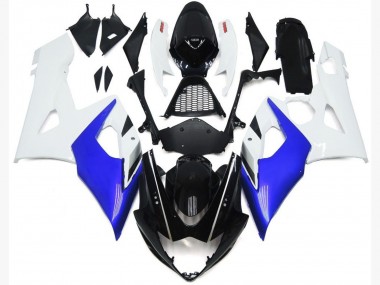 05-06 Glänzend Blau & Glänzend Weiß GSXR 1000 Motorrad Verkleidung