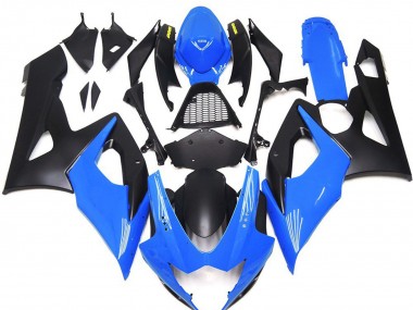 05-06 Glänzend Blau Mit Gelben Logos GSXR 1000 Motorrad Verkleidung