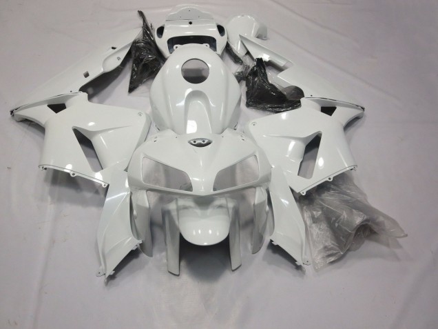 05-06 Glänzend Weiß CBR600RR Motorrad Verkleidung