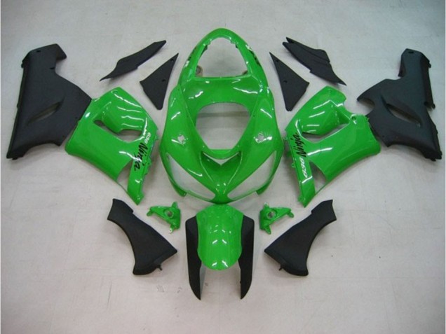 05-06 Glänzend Grün Matt ZX6R Motorrad Verkleidung