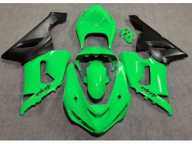 05-06 Glänzend Grün ZX6R Motorrad Verkleidung