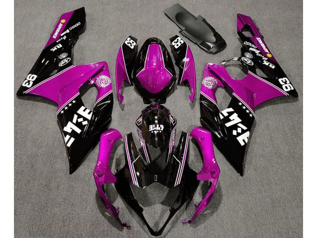 05-06 Glanzrosa & Schwarz Benutzerdefiniert GSXR 1000 Motorrad Verkleidung 05-06 Glanzrosa & Schwarz Benutzerdefiniert GSXR 1000 Motorrad Verkleidung