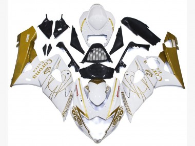 05-06 Gold Glänzend Corona Benutzerdefiniert GSXR 1000 Motorrad Verkleidung